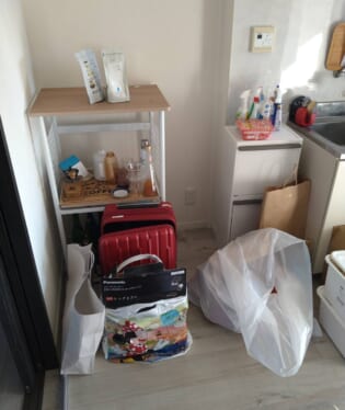 大阪府岸和田市 O様の不用品回収作業前のご自宅の写真