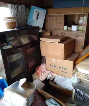 奈良県吉野郡吉野町 D様の不用品回収作業前のご自宅の写真