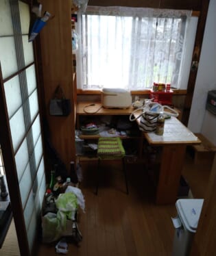 大阪府藤井寺市 S様の不用品回収作業前のご自宅の写真
