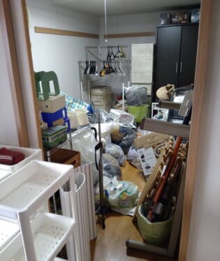 大阪府松原市 T様の不用品回収作業前のご自宅の写真