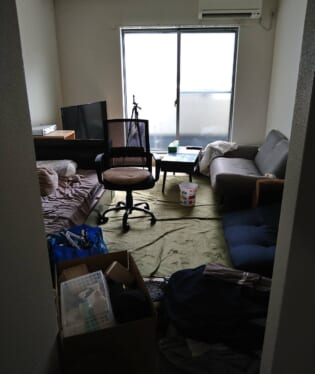 大阪府堺市南区 N様の不用品回収作業前のご自宅の写真