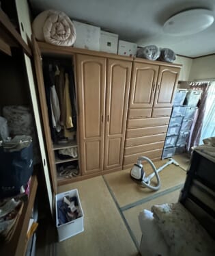 大阪府泉南郡熊取町 W様の不用品回収作業前のご自宅の写真