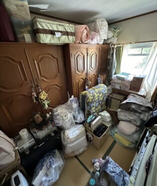 大阪府南河内郡太子町 Y様の不用品回収作業前のご自宅の写真