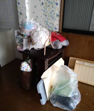 京都府京都市山科区 M様の不用品回収作業前のご自宅の写真