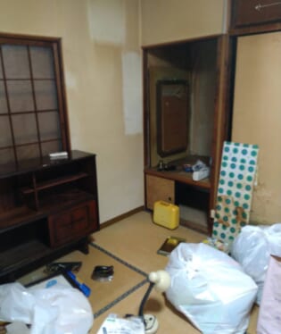 京都府京都市山科区 K様の不用品回収作業前のご自宅の写真