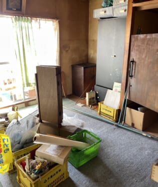 奈良県吉野郡黒滝村 W様の不用品回収作業前のご自宅の写真