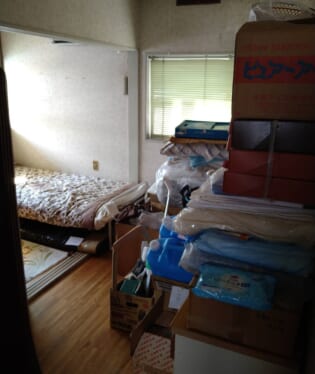 京都府京都市下京区 A様の不用品回収作業前のご自宅の写真