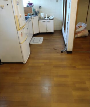 大阪府大阪市東成区 E様の不用品回収作業後のご自宅の写真