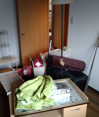 京都府相楽郡笠置町 T様の不用品回収作業前のご自宅の写真
