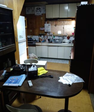 大阪府富田林市 I様の不用品回収作業前のご自宅の写真