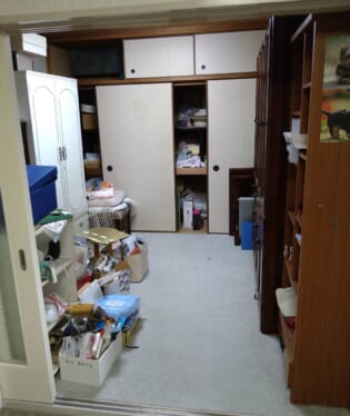 大阪府泉佐野市 W様の不用品回収作業前のご自宅の写真
