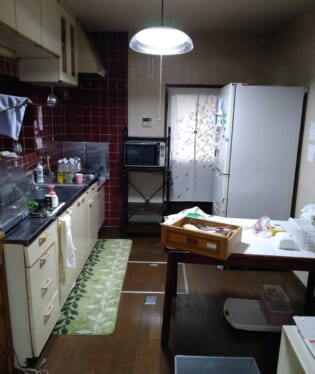 大阪府泉北郡忠岡町 B様の遺品整理作業前のご自宅の写真