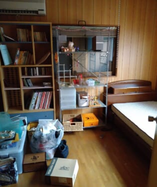 大阪府高石市 R様の不用品回収作業前のご自宅の写真
