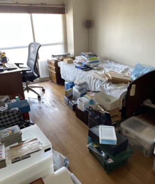 大阪府富田林市 K様の不用品回収作業前のご自宅の写真