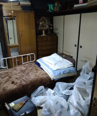 奈良県宇陀郡曽爾村 J様の不用品回収作業前のご自宅の写真