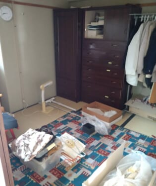 大阪府枚方市 T様の不用品回収作業前のご自宅の写真