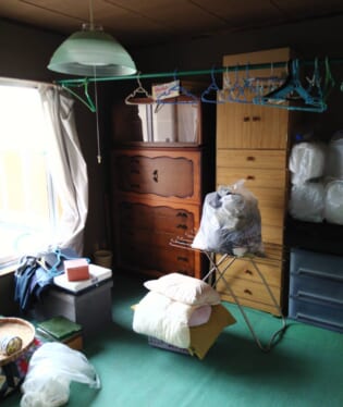 大阪府松原市 W様の遺品整理作業前のご自宅の写真