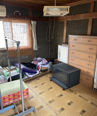 大阪府南河内郡千早赤阪村 Z様の不用品回収作業前のご自宅の写真