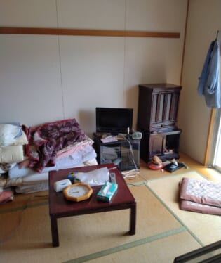 大阪府箕面市 A様の不用品回収作業前のご自宅の写真