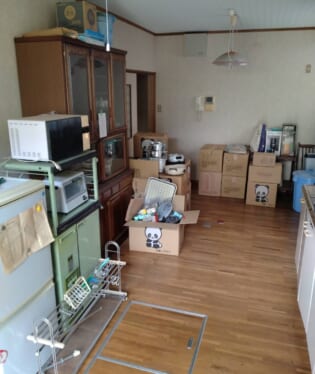 大阪府高石市 E様の不用品回収作業前のご自宅の写真