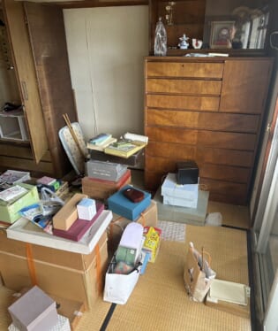 奈良県大和高田市の遺品整理作業前のご自宅の写真