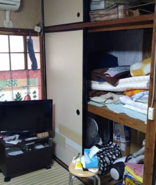 奈良県生駒郡安堵町 S様の不用品回収作業前のご自宅の写真