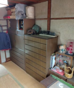 奈良県宇陀郡御杖村 Z様の不用品回収作業前のご自宅の写真