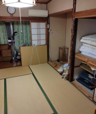 奈良県磯城郡田原本町 Z様の不用品回収作業前のご自宅の写真