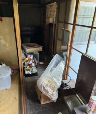 奈良県山辺郡山添村 T様の不用品回収作業前のご自宅の写真