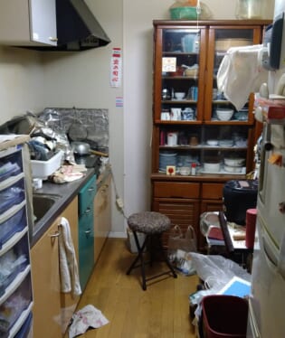 京都府向日市 J様の不用品回収作業前のご自宅の写真