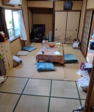 奈良県山辺郡山添村 N様の不用品回収作業前のご自宅の写真
