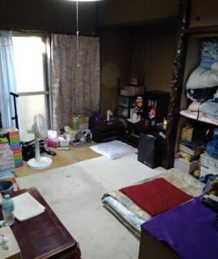 奈良県吉野郡黒滝村 T様の遺品整理作業前のご自宅の写真