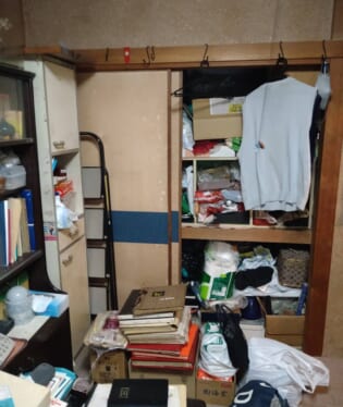 奈良県 B様の不用品回収作業前のご自宅の写真