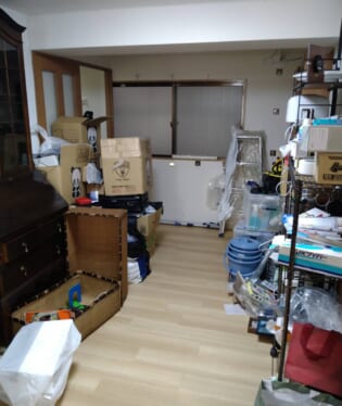 奈良県北葛城郡広陵町 G様の不用品回収作業前のご自宅の写真