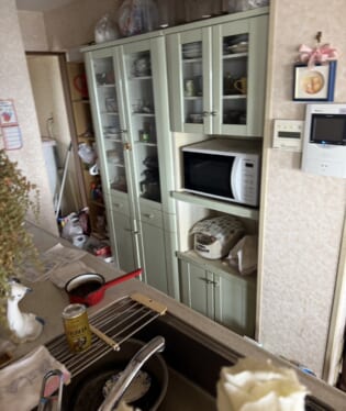 奈良県大和郡山市 H様の不用品回収作業前のご自宅の写真