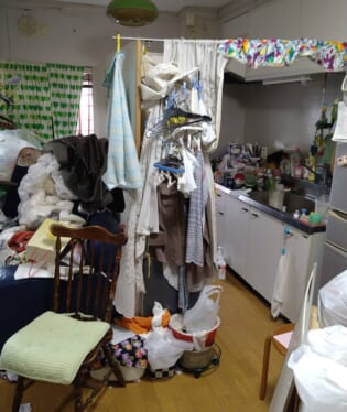奈良県磯城郡田原本町 I様の不用品回収作業前のご自宅の写真