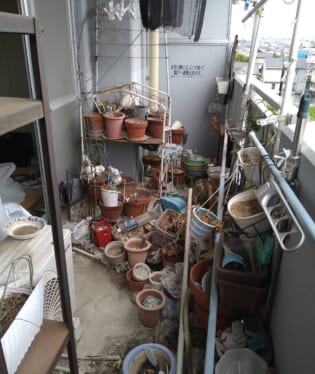 大阪府大阪市旭区 J様の不用品回収作業前のご自宅の写真