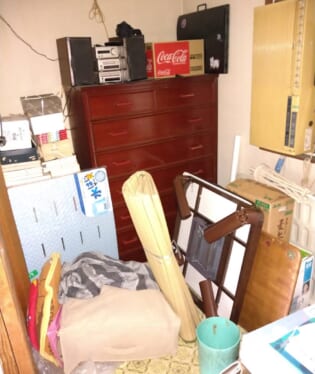 大阪府貝塚市 A様の不用品回収作業前のご自宅の写真