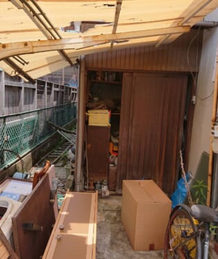 大阪府大阪市此花区 Y様の不用品回収作業前のご自宅の写真