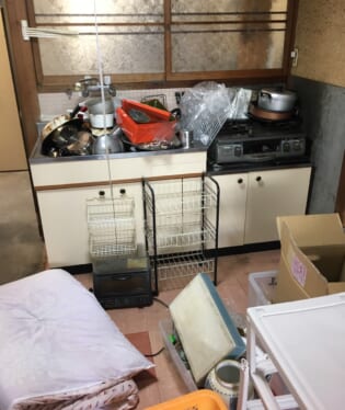 京都府京都市 K様の不用品回収作業前のご自宅の写真