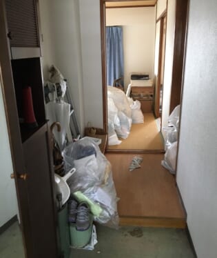 大阪府大阪市 A様の不用品回収作業前のご自宅の写真