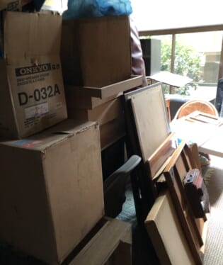 京都府綾部市 Y様の不用品回収作業前のご自宅の写真