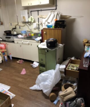 京都府長岡京市 M様の不用品回収作業前のご自宅の写真