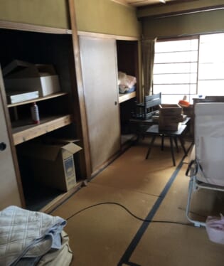 大阪府大阪市 H様の不用品回収作業前のご自宅の写真