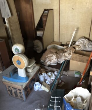 京都府京都市右京区 W様の不用品回収作業前のご自宅の写真