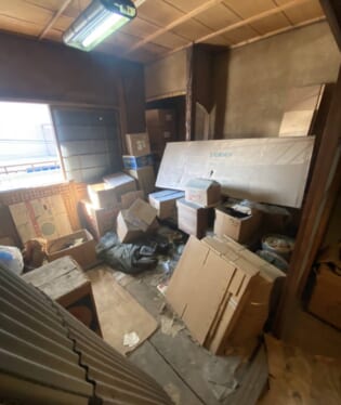 大阪府大阪市 A様の不用品回収作業前のご自宅の写真