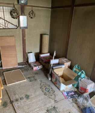 京都府京都市南区 F様の不用品回収作業前のご自宅の写真