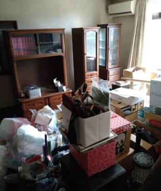 京都府 G様の不用品回収作業前のご自宅の写真