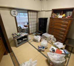 お部屋の丸ごと片付け 作業前の写真