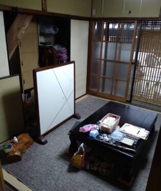 奈良県天理市 U様の不用品回収作業前のご自宅の写真